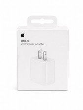 Original Apple 20W USB-C Compact Power Adapter Type-C Wall Charger White