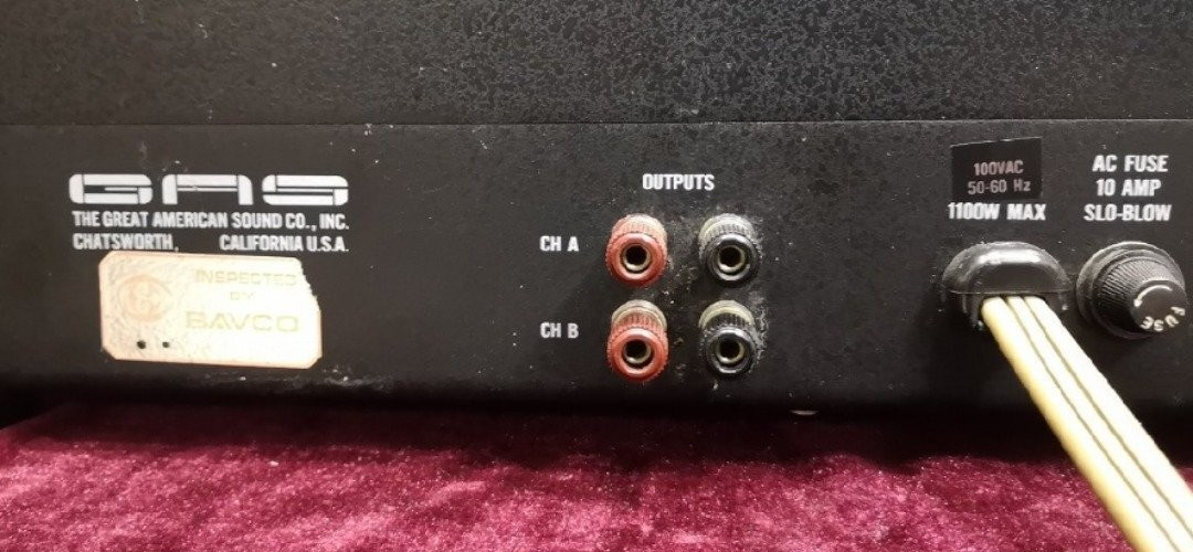 GAS Ampzilla IIA 2A Stereo Power Amplifier Blue Eyes Serviced