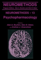 Alan A. Boulton (U. A.) | Psychopharmacology | Buch | Englisch (1989) | Xxiv