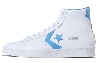 Converse Pro Leather Hi White Coast Blue - 166813C Size