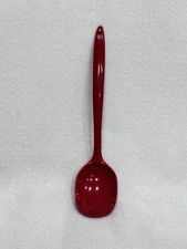 Vintage Melamine Ware Large Spoon Soup Serving Red Retro JP - 617