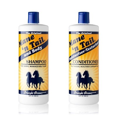 Mane 'n Tail Shampoo & Conditioner Combo Set 32 oz Each for Hair and Horses