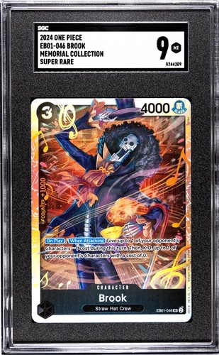 Carta Brook Parallel SR EB01-046 – One Piece CCG – Memorial Collection – Foil Full Art