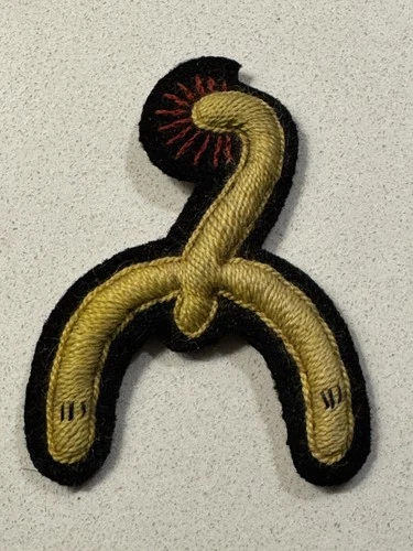 RARE Original WW1 ROUGH RIDERS Rider Instructor Army Military Cloth Patch Badge