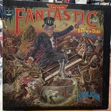 Elton John Captain Fantastic Brown Dirt Cowboy Vinyl LP MCA Rock 1975