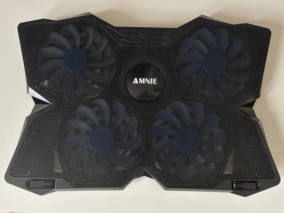 ⭐️ Amnie Laptop-Kühler 15,6-17" Notebook | 4 Lüfter | Blaues LED | USB | TOP ⭐️ - Bild 2 von 4
