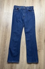 90s VINTAGE Levi  s 517 Bootcut Jeans Size 34x33 Orange Tab Made in USA DARK