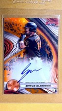 2024 Bowman’s Best Bryce Eldridge ORANGE /25 Auto #12/25 SF Giants 1B