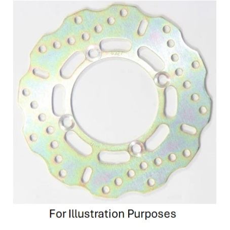 EBC MX Solid Cont Rear Brake Disc (3) Rear Right for Kawasaki KLX 140 SW 2008-20