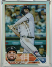 2023 Topps Chrome Detroit Tigers Riley Greene Base RC Refractors