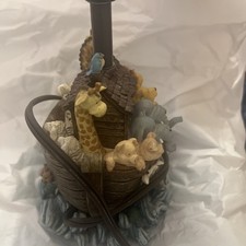 Small Noah  s Ark Lamp . One Zebra Broken But not noticeable When Turned Around.