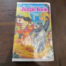 Walt Disney The Jungle Book VHS Black Diamond Classic Clamshell Case 1991 VTG