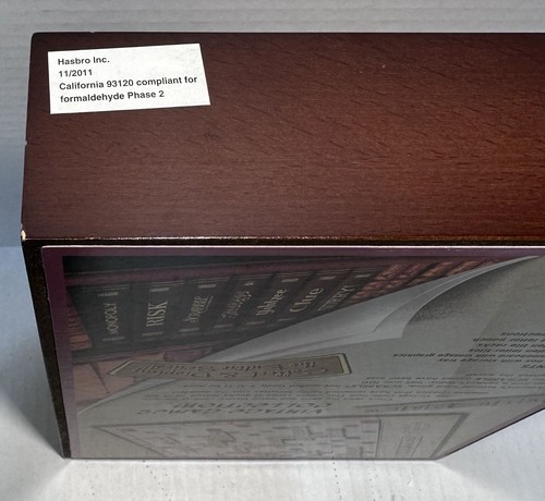 Hasbro Parker Bros SCRABBLE Crossword Game Vintage Collection In Wooden Box - Picture 9 of 9