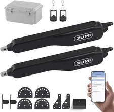 Automatic Gate Opener, Dual Swing Smart App-Controlled Electric Opener 2×900 lb