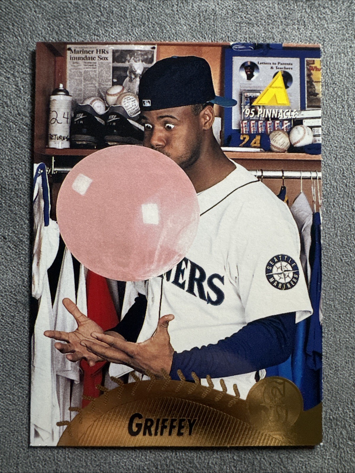 1995 Pinnacle Bubble Gum #128 Ken Griffey Jr 