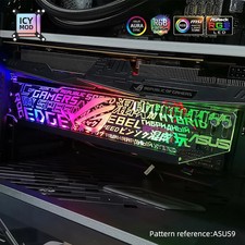 ARGB Transparent Horizontal GPU Bracket Video Card Support Graphics Stand