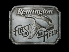 KK29130 NICE VINTAGE 1980  REMINGTON  FIRST IN THE FIELD CANADA GOOSE BUCKLE