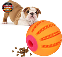 Hundespielzeug Interaktiv Snackball FüR Kleine MittelgroßE GroßE Hunde 6,5 Cm Or