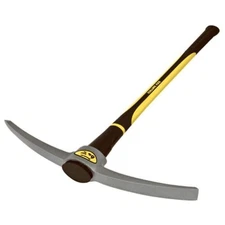 Collins Zp-5fd-c Heavy-duty Railroad Pick With 36" Fiberglass Handle, 5 Lb Head