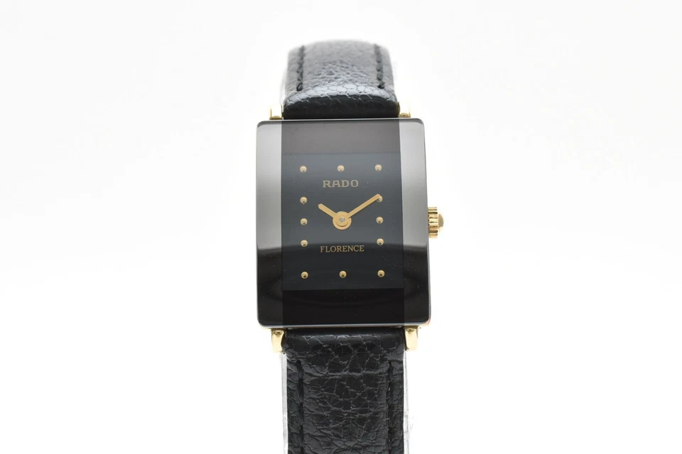 【NEAR MINT】RADO Florence 153.3606.2N Black Dial Quartz Ladies Wrist Watch JAPAN - Image 4 of 4