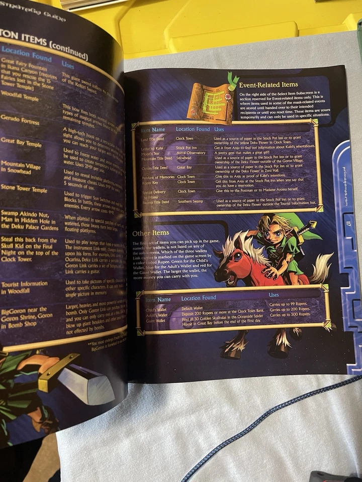 Vintage 2000 Prima’s Official Strategy Guide “The Legend Of Zelda Majora’s Mask” - Image 4 of 4