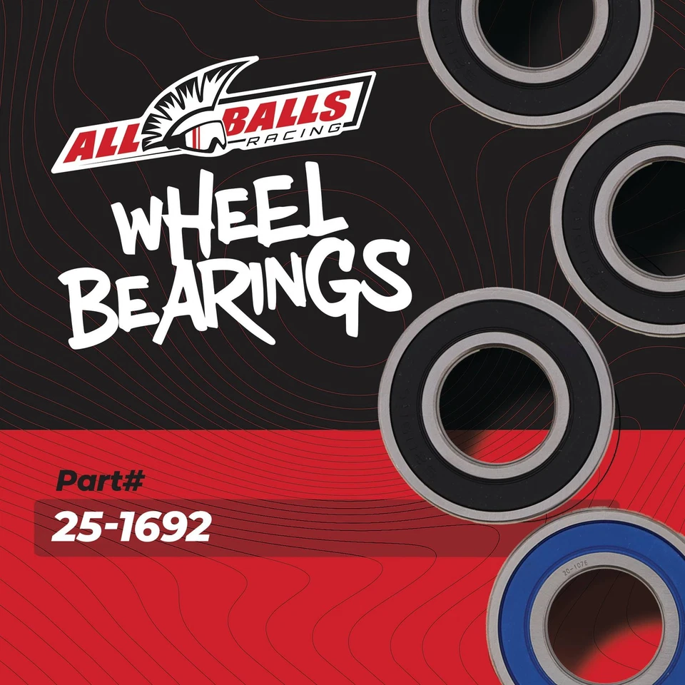 All Balls Wheel Bearing Kit Rear Abs Harley CVO Road Glide Ultra 15-16, 25-1692 Foto 2 de 4