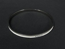 Chloe DI6198 Bangle Bracelet Silver White Jewelry Elegant Accessory
