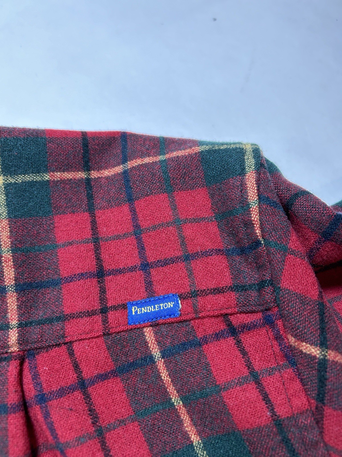 Pendleton Plaid Fireside 100% Wool Button Down Fl… - image 12