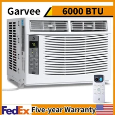 ❇️6000btu Window Air Conditioner Units Up to 250 Sq.ft. 115V Remote & WIFI Contr