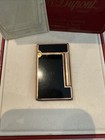 S.T Dupont Vintage Black  and Gold Lighter Heavy 24k Gold Great Condition  — photo 3