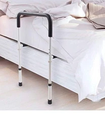 DMI Bed Rail with Adjustable Handle Height and Tool Free Assembly, Eldery Assist