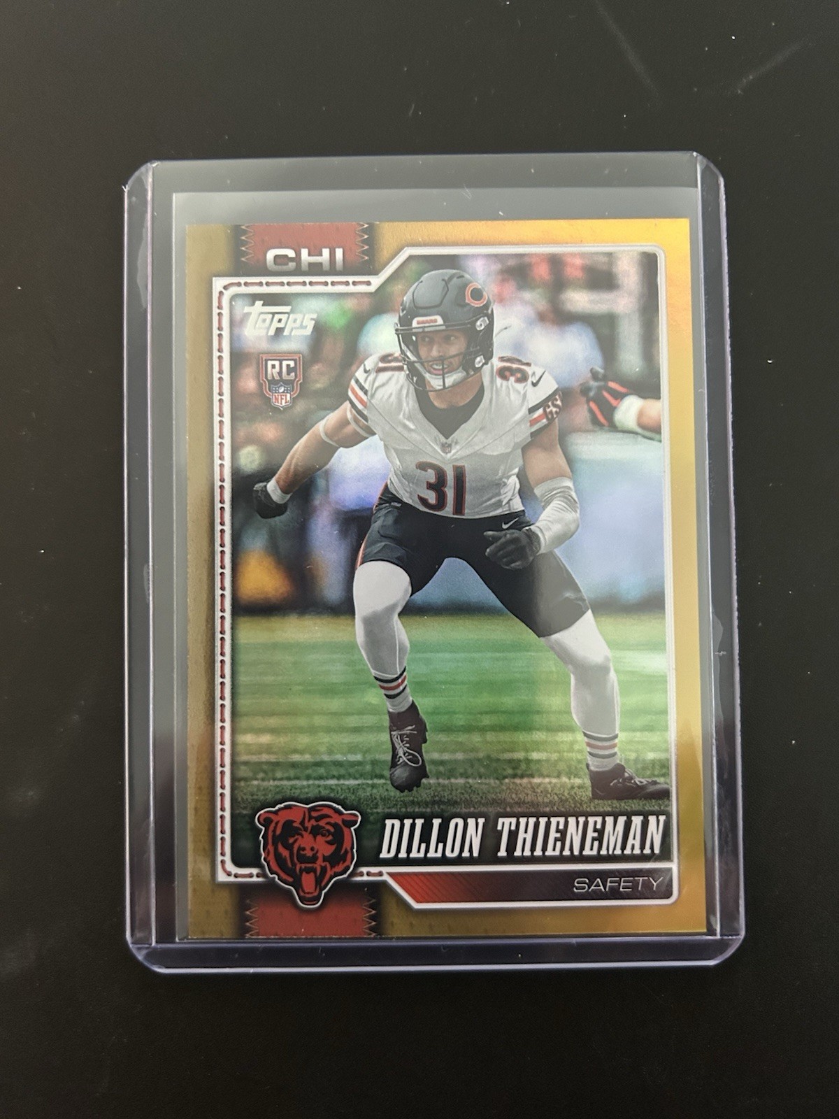 2026 Topps Flagship Football Dillon Thieneman rookie #350 — Gold Parallel 35/50