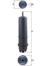 MAHLE KL872/7 Fuel Filter 58mm Diameter 266mm Height Service Fits Alpina BMW