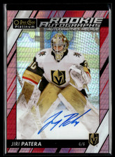 2023-24 O-Pee-Chee Platinum Rookie Red Prism 37/50 Jiri Patera #R-PA Auto RC