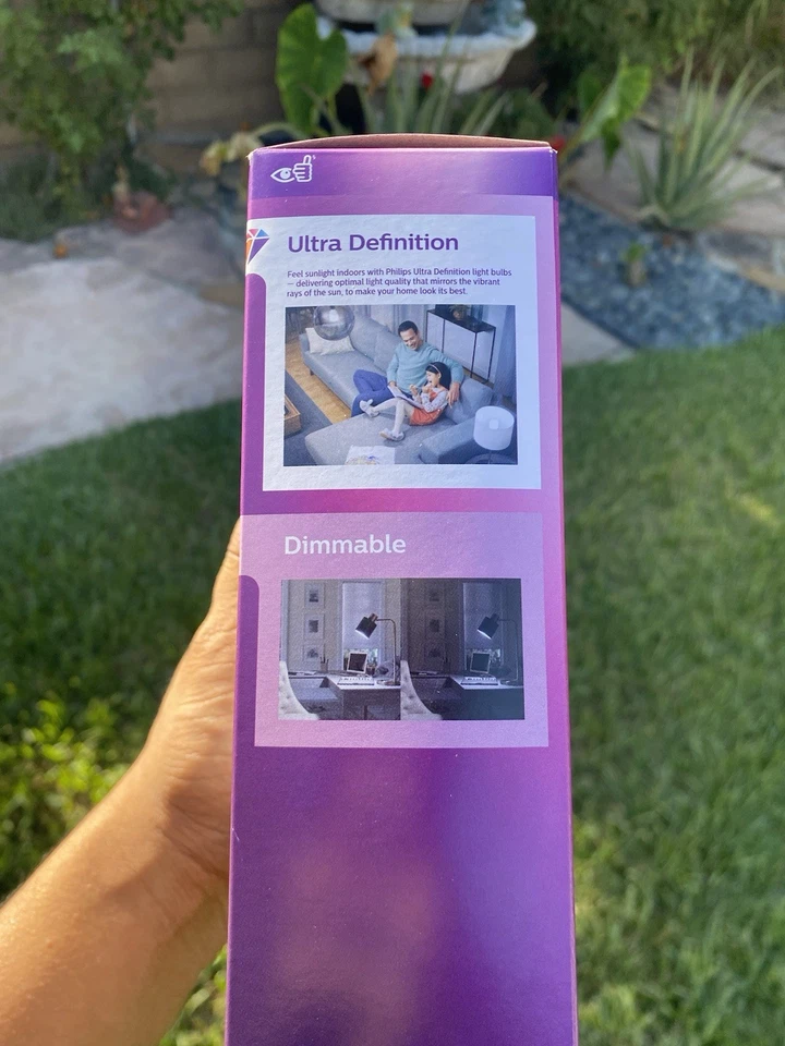 Philips 4 PackUltra Definition 40W Dimmable LED Daylight Light Bulbs - Image 4 of 4