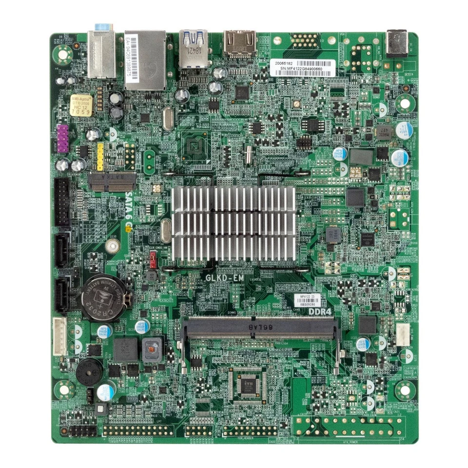 ECS GLKD-EM Intel Pentium J5005 1.5GHz so-Dimm DDR4 WITH 2 SATA Mini-Itx - Image 2 of 3