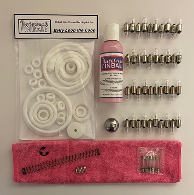 1966 Bally Loop the Loop Pinball Machine Maintenance Tune Up Kit