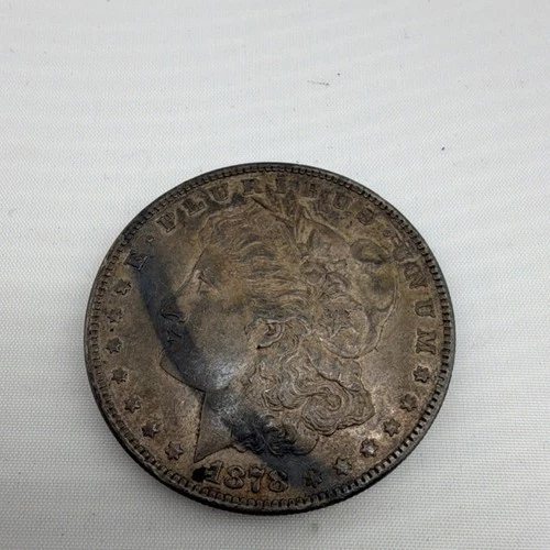 1878 Morgan Silver Dollar $1 Coin Circulated 0.9 Fineness Silver US