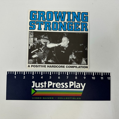 Growing Stronger A Positive Hardcore Compilation 7'' Vinyl Record Unplayed