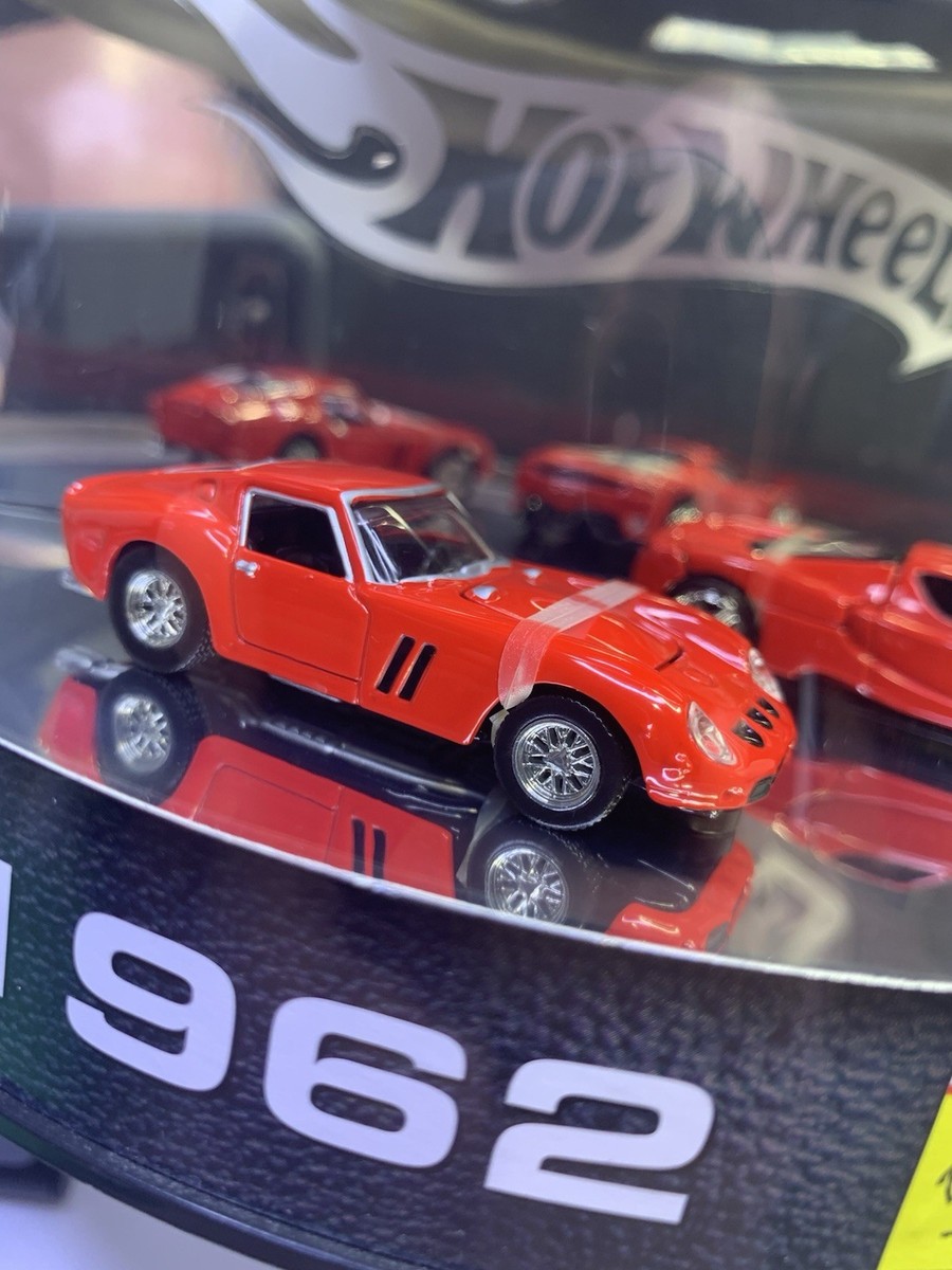 Hot Wheels Ferrari 250 1:64 Diecast Car Set - Red for sale