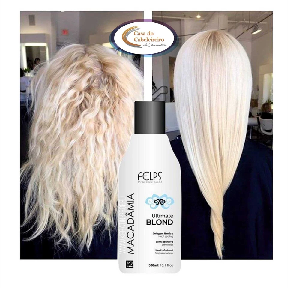 Ultimate Blond Macadamia термоуплотнение 1000 мл - Felps Professional - Изображение 4 из 4