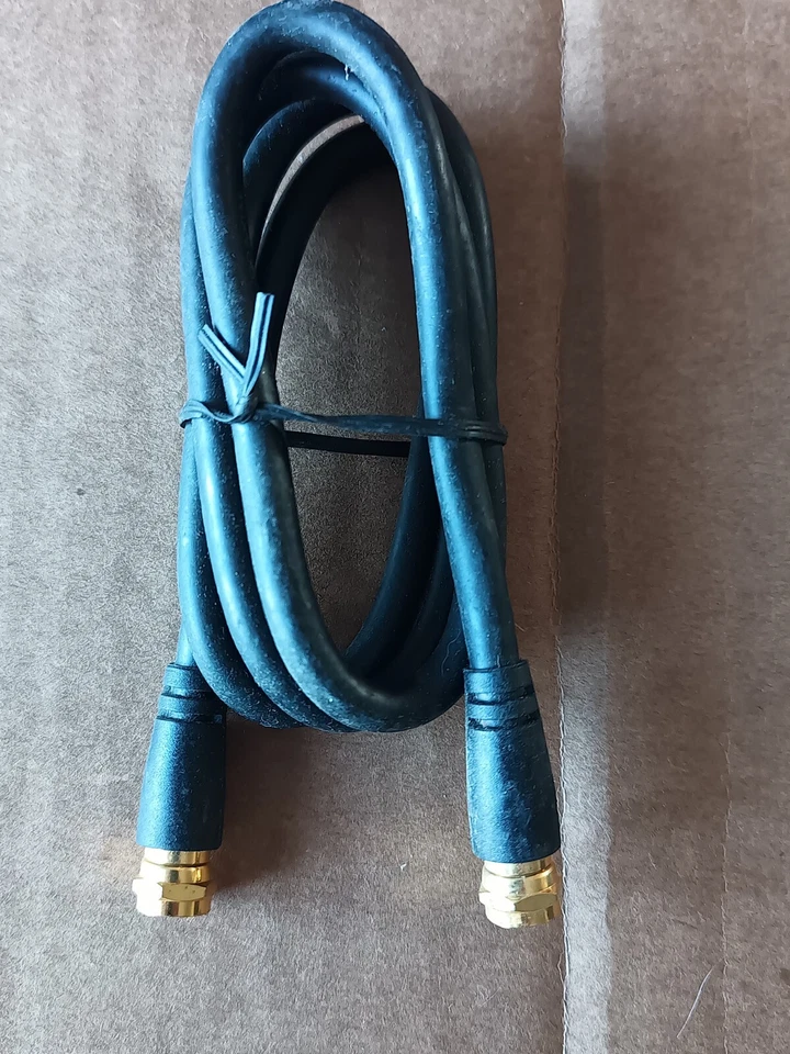 3ft (M-M Gold Plated) RG-6/U Patch Cable Black - Image 2 of 4