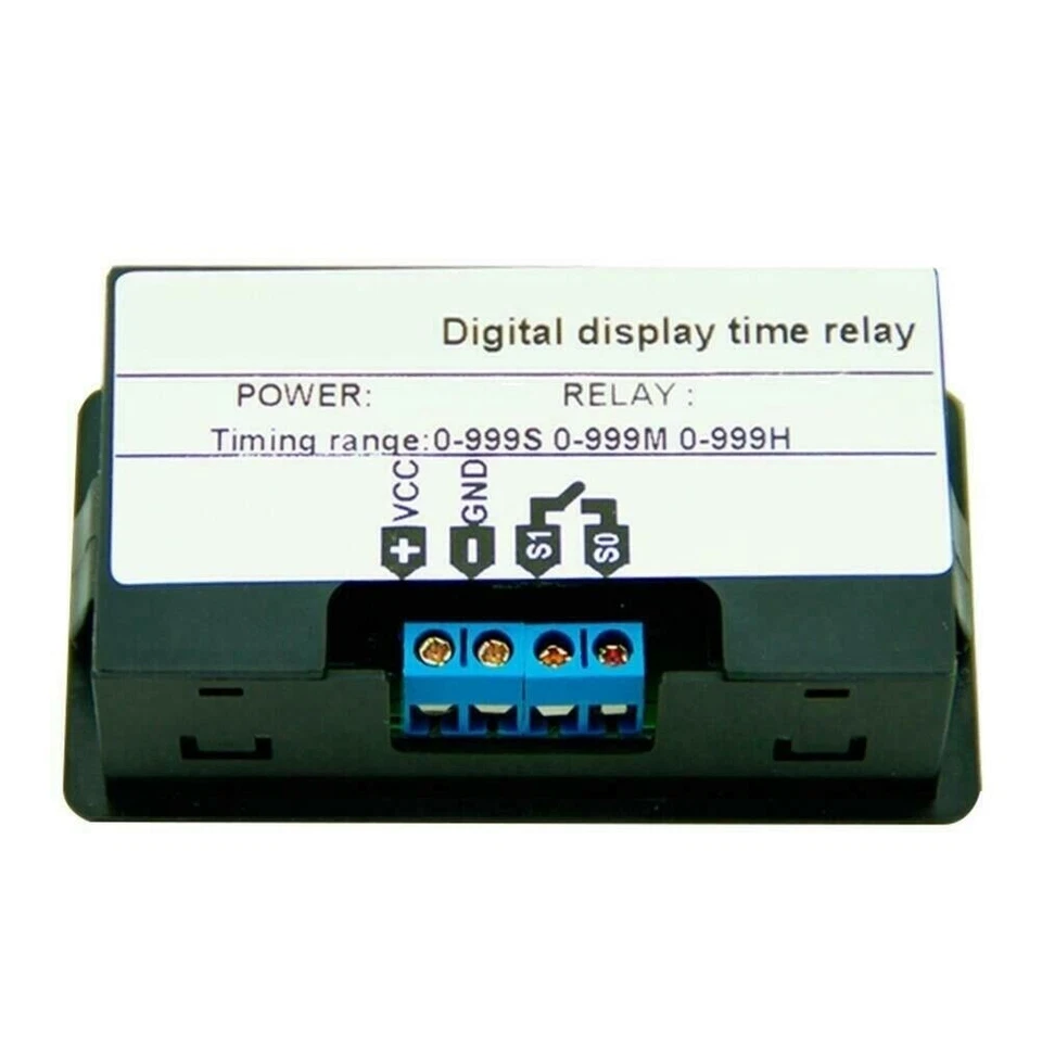 AC DC Timer Switch Cycling Module Digital Display Time Delay Relay Timing Led  - Image 2 of 4