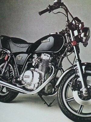1980 Yamaha XS400 Special Vintage Big Special Original Ad 8.5 x 11