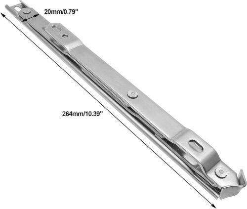 Casement Window Hinges 10 inch Stainless Steel Friction Stay Hinges 2 pcs - Picture 3 of 7