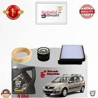 Inspektionskit Filter + ÖL Dacia Logan 1.6 62KW 84CV Von 2010->