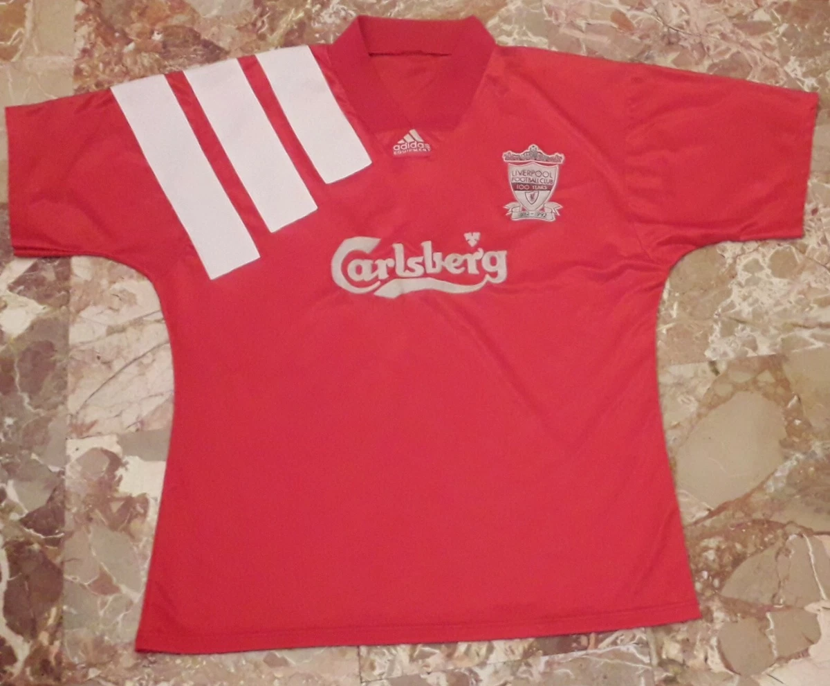 Maglia Liverpool Rara adidas Vintage Carlsberg Centenario 100 Years leggi tutto