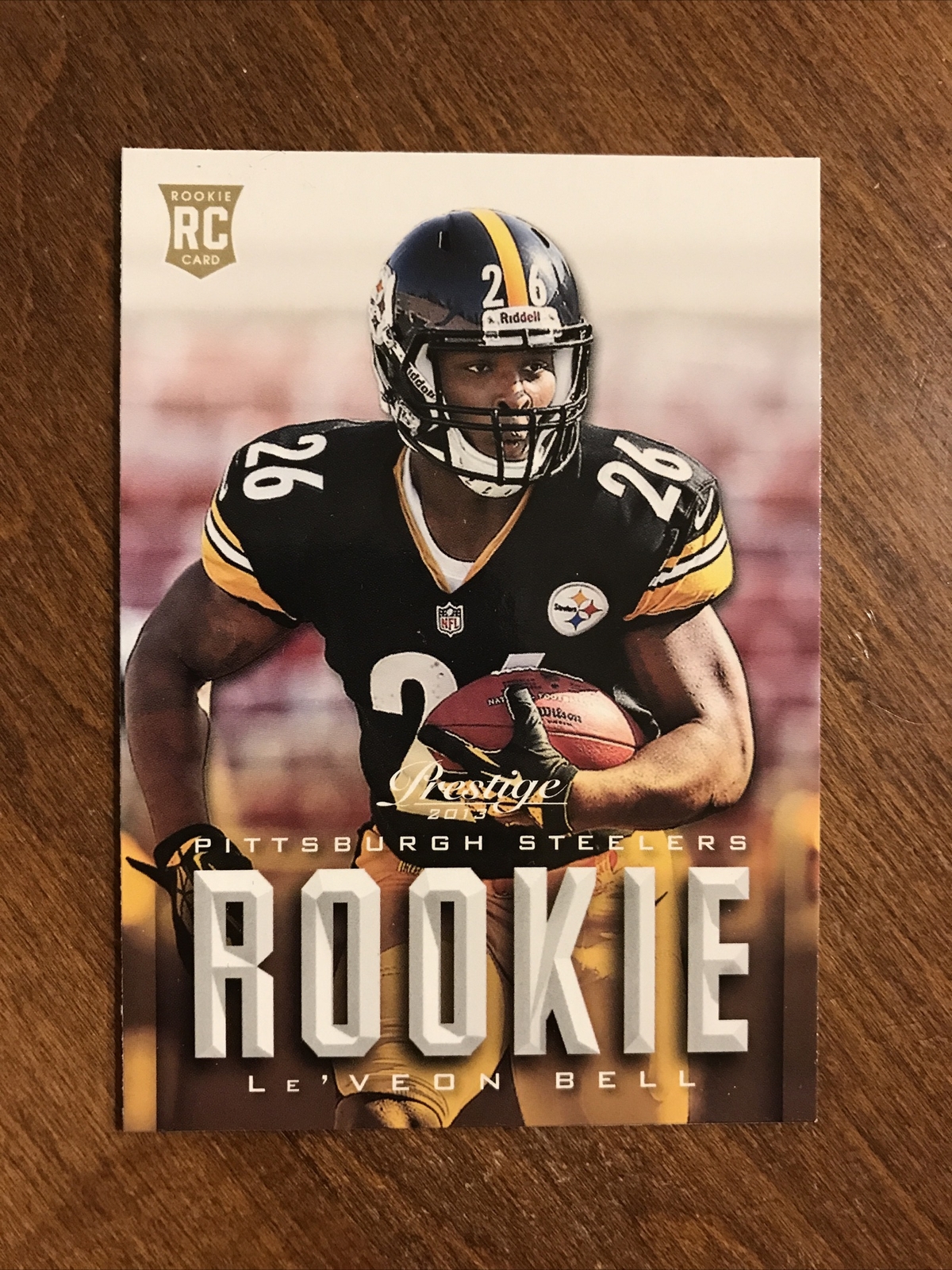 Le'Veon Bell 2013 Panini Prestige Rookie #255 Pittsburgh Steelers Spartans RC