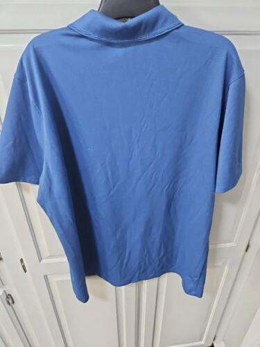 Nike Golf Dri-Fit Polo Shirt Men’s XL Blue Standard Fit - Picture 4 of 6