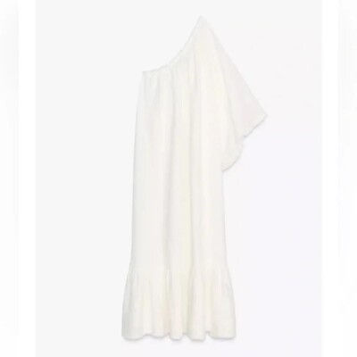 スペイン ZARA アシンメトリードレス 100%リネン ZWコレクション s-l400.jpg